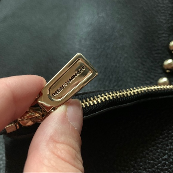 NWOT Rebecca Minkoff Leather Studded Shoulder Bag - Picture 6 of 11